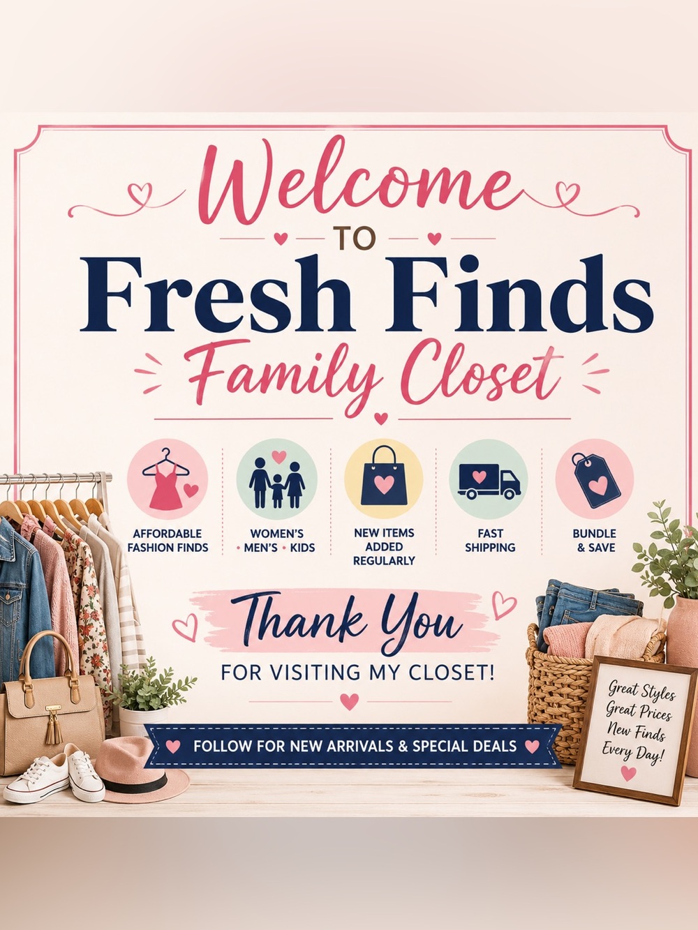 Fresh Finds Family Closet